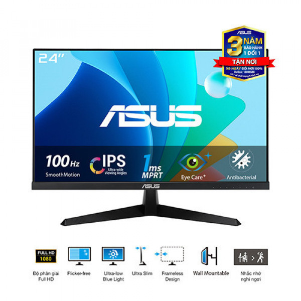 Màn hình Asus VY249HF-R (23.8 Inch | FHD | IPS | 100Hz | 1ms)