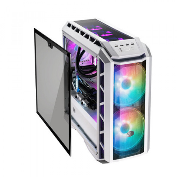 Vỏ Case Cooler Master H500P TG Mesh Trắng 3Fan ARGB