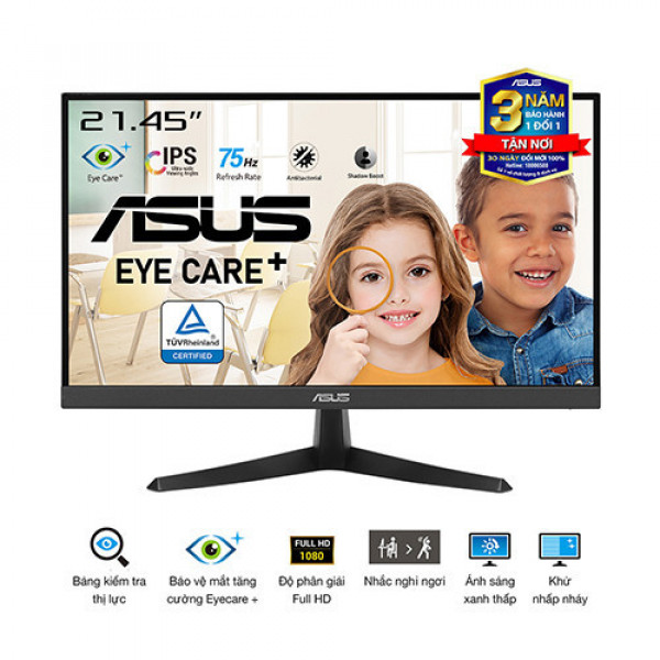 Màn Hình ASUS VY229HE-R (21.45 inch | FHD | IPS | 75Hz | 1ms | FreeSync | EyeCare)