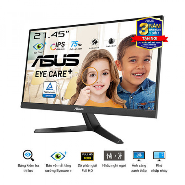 Màn Hình ASUS VY229HE-R (21.45 inch | FHD | IPS | 75Hz | 1ms | FreeSync | EyeCare)