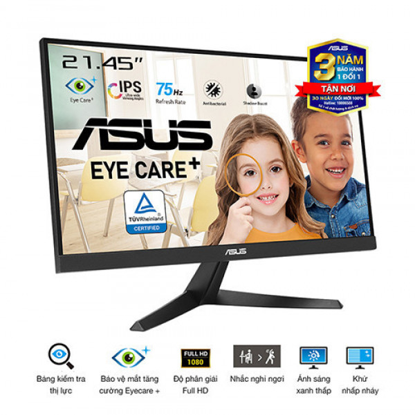 Màn Hình ASUS VY229HE-R (21.45 inch | FHD | IPS | 75Hz | 1ms | FreeSync | EyeCare)