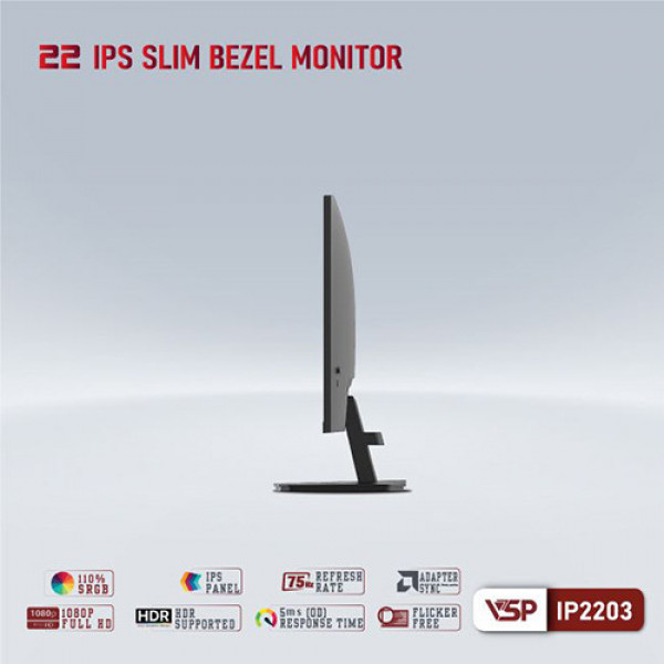 Màn hình VSP IP2203 (21.5 inch | FHD | IPS | 75Hz | 5ms)