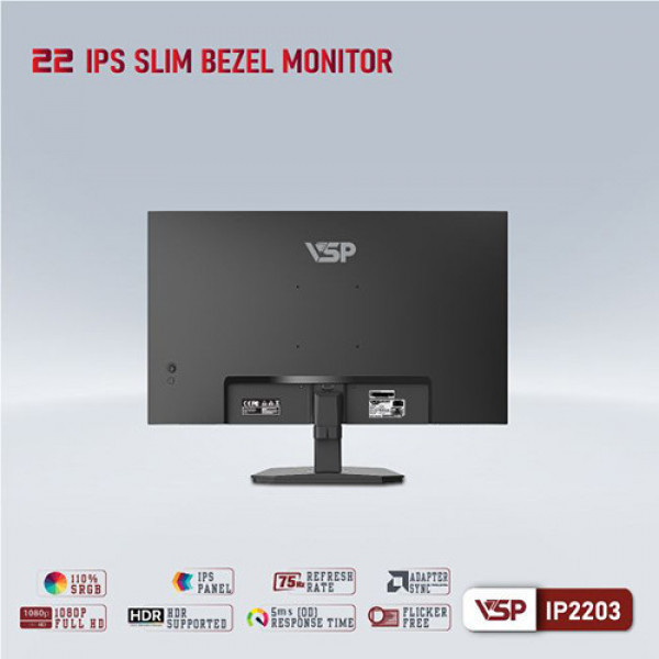 Màn hình VSP IP2203 (21.5 inch | FHD | IPS | 75Hz | 5ms)