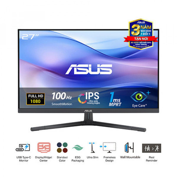 Màn hình ASUS VU279CFE-B ( 27 inch | IPS | FHD | 100Hz | 1ms)