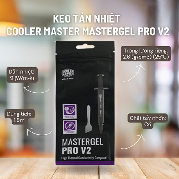 Keo Tản nhiệt Cooler Master Mastergel Pro v2