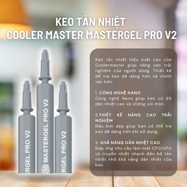 Keo Tản nhiệt Cooler Master Mastergel Pro v2