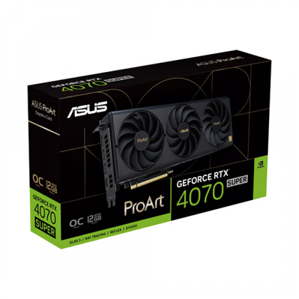 VGA ASUS ProArt GeForce RTX 4070 SUPER 12GB GDDR6X OC Edition (PROART-RTX4070S-O12G)