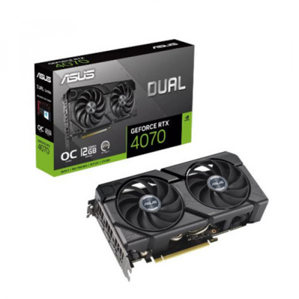 VGA ASUS Dual GeForce RTX 4070 EVO Edition 12GB GDDR6X (DUAL-RTX4070-O12G-EVO)