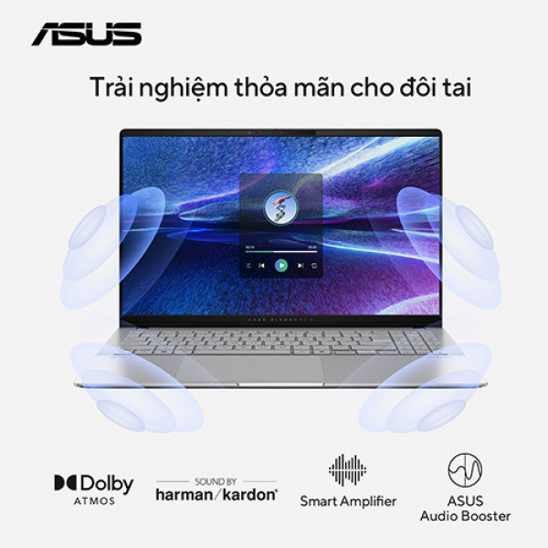 Laptop Asus Vivobook S 15 S5507QA-MA089WS (Snapdragon X1E | 32GB | 1TB | Qualcomm Adreno | 15.6 inch 3K OLED | Win 11)