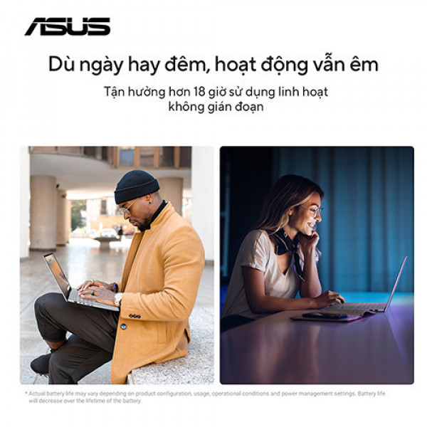 Laptop Asus Vivobook S 15 S5507QA-MA089WS (Snapdragon X1E | 32GB | 1TB | Qualcomm Adreno | 15.6 inch 3K OLED | Win 11)