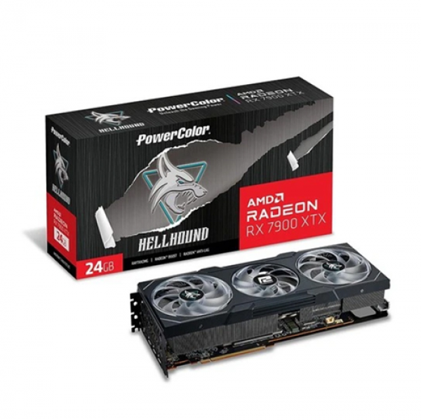 VGA PowerColor Radeon Hellhound RX 7900 XTX 24GB GDDR6 (RX7900XTX-24G-L/OC)