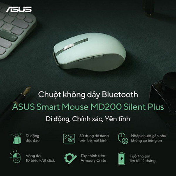 Chuột ASUS SmartO Mouse MD200 Silent Plus