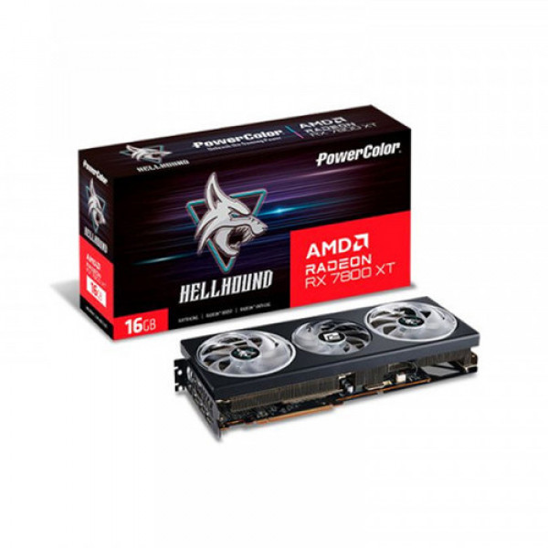 VGA PowerColor Hellhound AMD Radeon RX 7800 XT 16GB GDDR6 (RX 7800 XT 16G-L/OC)