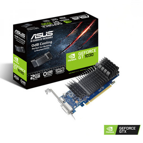 VGA Asus GT1030-SL-2G-BRK (NVIDIA Geforce/ 2Gb/ DDR5/ 64 Bits)