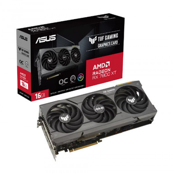 VGA Asus TUF Gaming Radeon RX 7800 XT OC Edition 16GB GDDR6 (TUF-RX7800XT-O16G-GAMING)