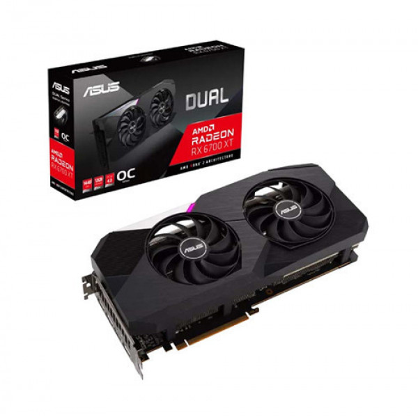 VGA  Asus Dual Radeon RX 6700 XT OC 12GB GDDR6 (DUAL-RX6700XT-O12G)