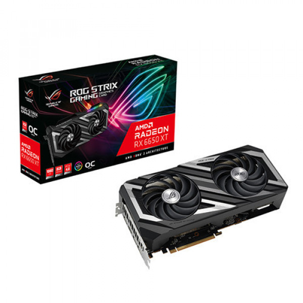 VGA Asus ROG Strix Radeon RX 6650 XT OC Edition 8GB GDDR6 (ROG-STRIX-RX6650XT-O8G-GAMING)