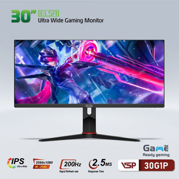 Màn hình VSP ELSA 30G1P (30 inch | WFHD | IPS | 200Hz | 2.5ms)