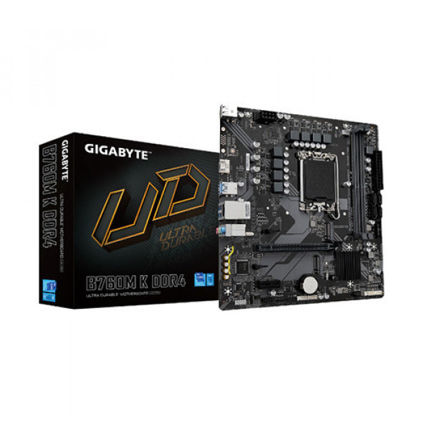 Mainboard Gigabyte B760M K DDR4 (Intel B760/ Socket 1700/ M-ATX/ 2 khe ram/ DDR4)