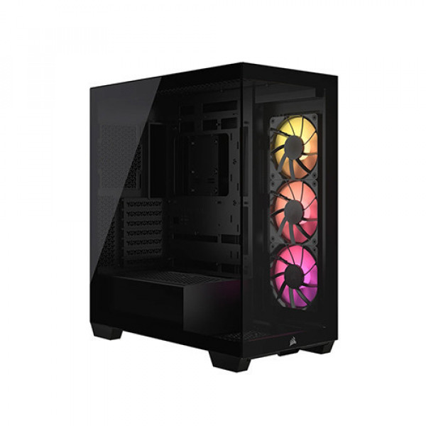 Vỏ Case Corsair 3500X RGB Tempered Glass CC-9011278-WW (Mid-Tower, Black, 3 Fan)