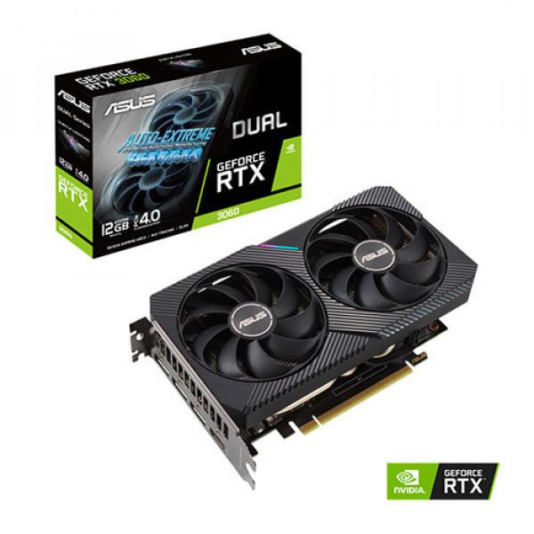 VGA Asus Dual GeForce RTX 3060 V2 12GB GDDR6