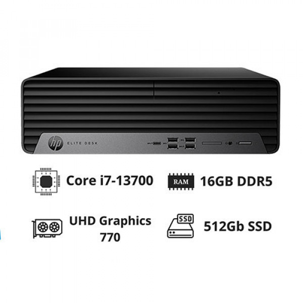 PC HP Elite 600 G9 7E9H0AV SFF Wifi (Core i7-13700 | 16GB | 512GB SSD | Wifi | Win11 | Key | Mouse | 3Y)