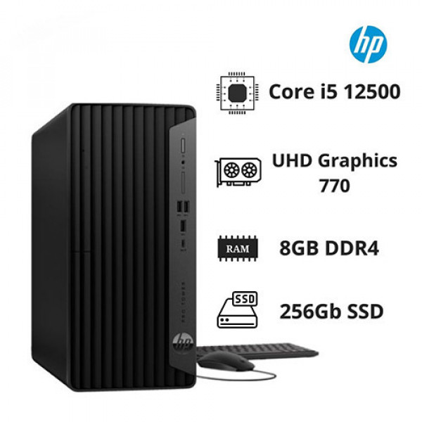 PC HP Prodesk 400 G9 MT 9E818PT (Core i5-12500 | 8GB | 256Gb SSD | Wifi + BT | Key | Mouse | Win11 | 1Y)