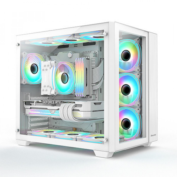 Vỏ case Huntkey S980 Tornado White