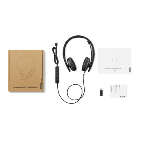 Lenovo Wired ANC Headset Gen 2 (Teams) 4XD1M45627