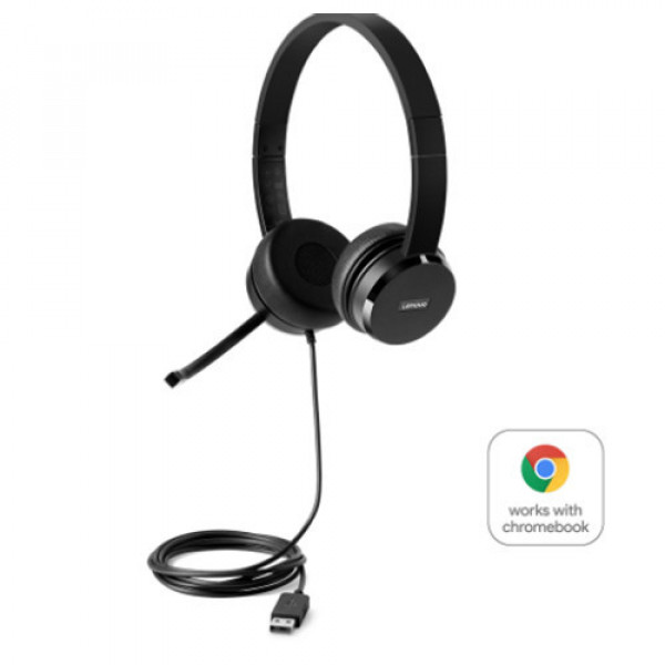 Tai nghe Lenovo 100 Stereo USB Headset (4XD0X88524)