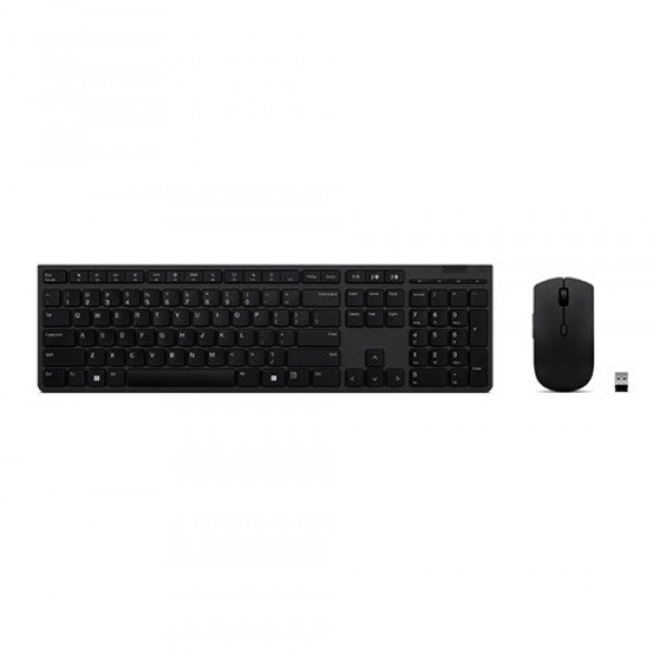 Lenovo Professional Wireless Rechargeable Combo Keyboard and Mouse (4X31K03931)