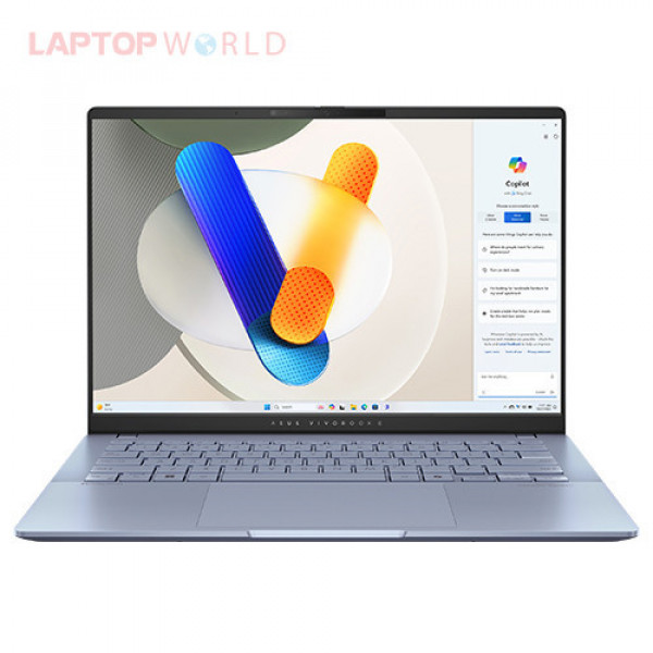 Laptop Asus Vivobook S 14 OLED S5406MA-PP198WS (Intel® Core™ Ultra 7 155H | 16GB | 512GB | Intel® Arc™ Graphics | 14.0inch 3K OLED | Win 11 | Office | Xanh) 