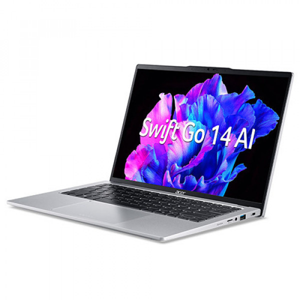 Laptop Acer Swift Go 14 AI Gen 2 OLED SFG14-73-75YM NX.KSGSV.002 (Ultra 7 155H | 16GB | 512GB | Intel Arc | 14 inch 2.8K OLED | Win 11 | Bạc)