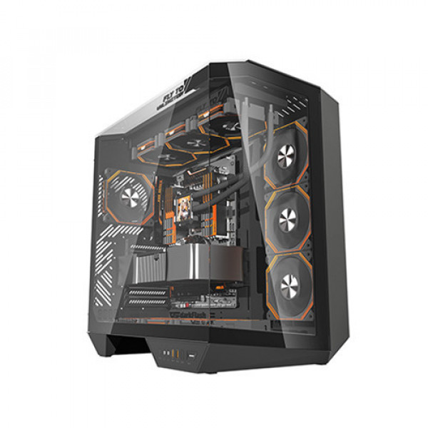 Vỏ Case DarkFlash DY470 Black (ATX, Mid Tower,Màu Đen) Case Bể Cá