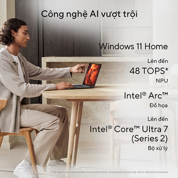 Laptop ASUS Zenbook S 14 UX5406SA-PV140WS  (Ultra 7 258V 32GB | 32GB | 1TB | Intel® Arc™ Graphics | 14 inch 3K OLED 120Hz | Win 11 | Trắng)