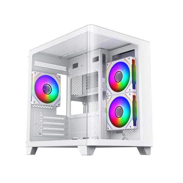 Vỏ Case Xigmatek PANO M NANO ARTIC 3GF EN45530 (MATX, Màu Trắng, 3 Fan)