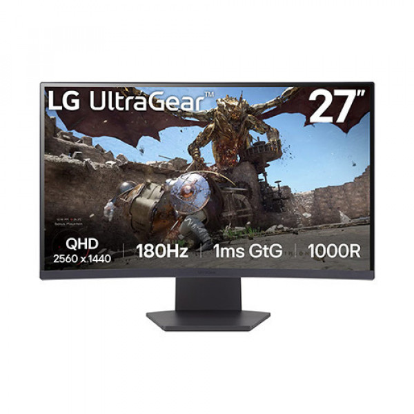 Màn hình LG UltraGear 27GS60QC-B (27inch | VA | QHD | 180Hz | 1ms | Cong)