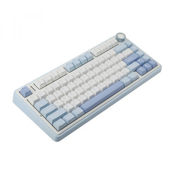 Bàn phím cơ Aula 3 MODE AULA F75 Xanh nhạt + Trắng + Xanh đậm Grey Wood V3 Switch