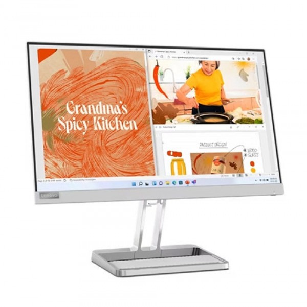 Màn hình Lenovo L25e-40 67ADKAC4VN màu bạc (24.5 inch | VA | FHD | 100Hz | 4ms)