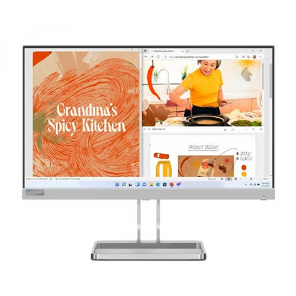 Màn hình Lenovo L25e-40 67ADKAC4VN màu bạc (24.5 inch | VA | FHD | 100Hz | 4ms)