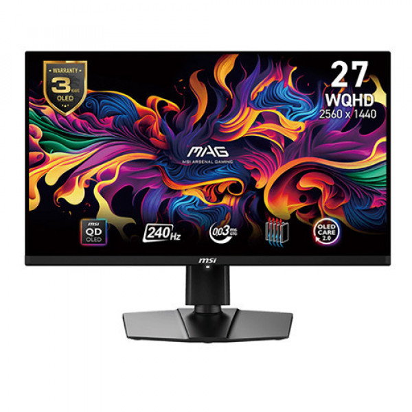 Màn Hình MSI MAG 271QPX QD-OLED E2 (26.5 Inch | WQHD | QD-OLED | 240Hz | 0.03ms)