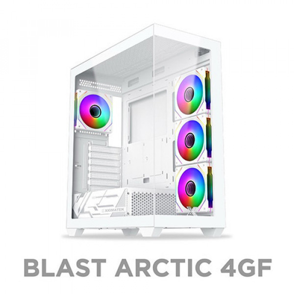 Vỏ Case Xigmatek BLAST ARTIC 4GF EN44922 (ATX, Màu Trắng, 4 Fan)