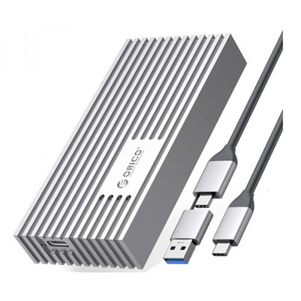Hộp ổ cứng SSD ORICO USB 4.0 M.2 NVME TypeC - Tốc độ 40Gbps - Màu Bạc (M234C3-U4)