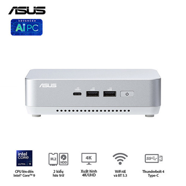 PC Mini Asus NUC 14 Pro Plus RNUC14RVSU700001I (Ultra 7 155H, Arc Graphics)