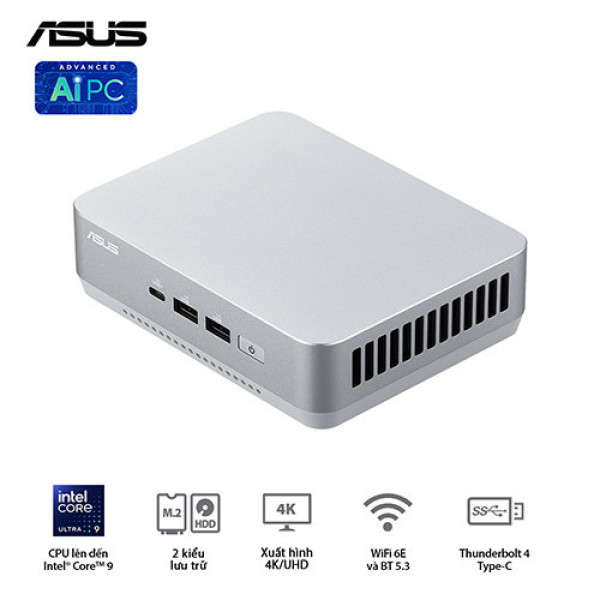 PC Mini Asus NUC 14 Pro Plus RNUC14RVSU700001I (Ultra 7 155H, Arc Graphics)