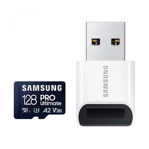 Thẻ Nhớ MicroSDXC Samsung Pro Ultimate U3 A2 128GB 200MB/s With Reader MB-MY128SB/WW