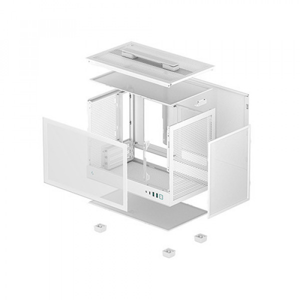 Vỏ Case mini Deepcool CH160 WH (itx, Màu Trắng)