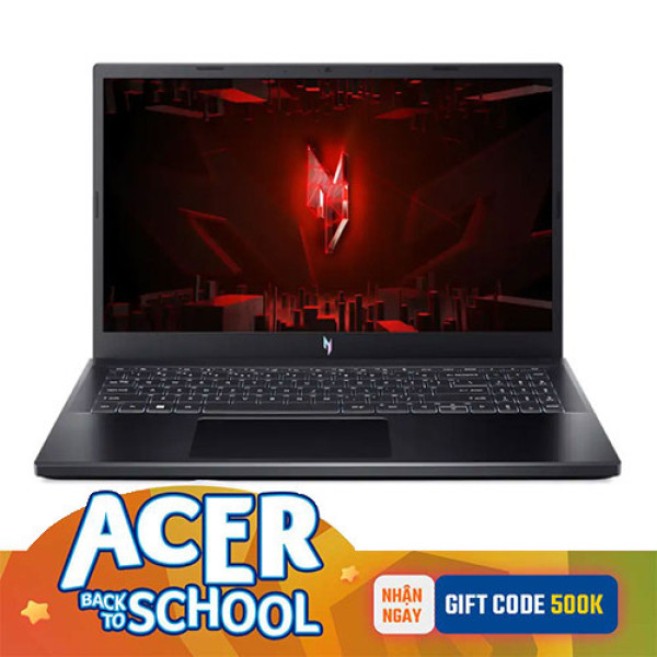 Laptop Acer Nitro V ANV15-51-76B9 NH.QN8SV.008 (Core™ i7-13620H | 16GB | 512GB | RTX 4050 | 15.6 inch FHD 180Hz | Win 11 | Đen)