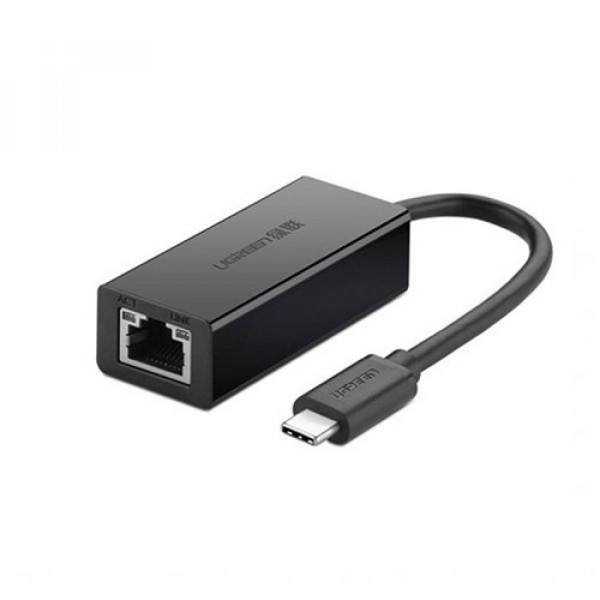 Bộ chuyển đổi USB Type-C sang Gigabit màu đen Ugreen (50307)