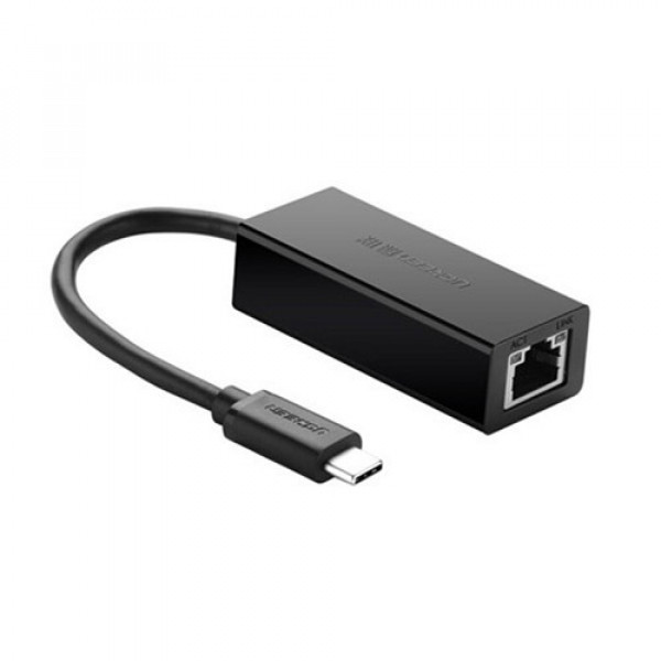 Bộ chuyển đổi USB Type-C sang Gigabit màu đen Ugreen (50307)